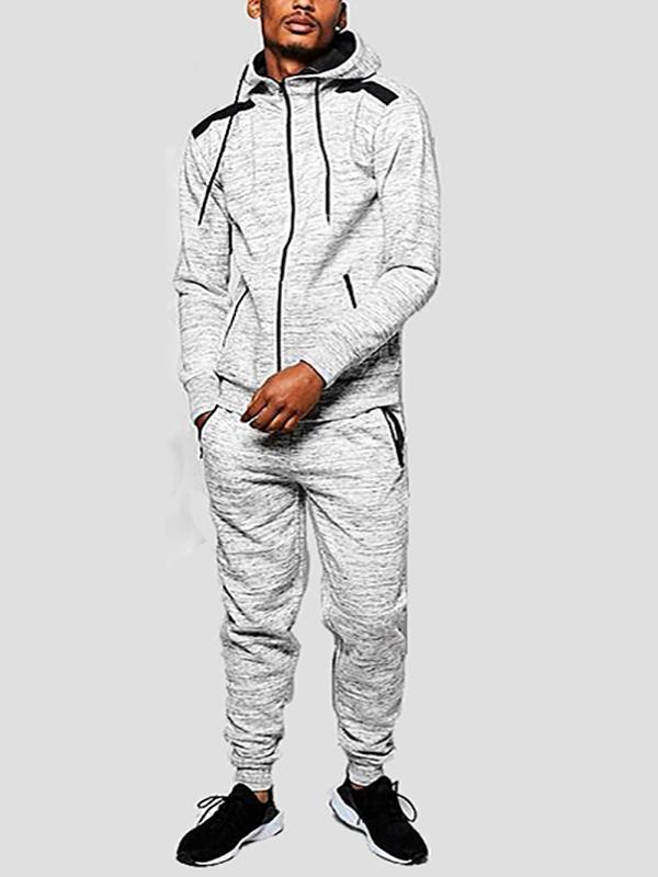 fashion french terry gray tracksuit