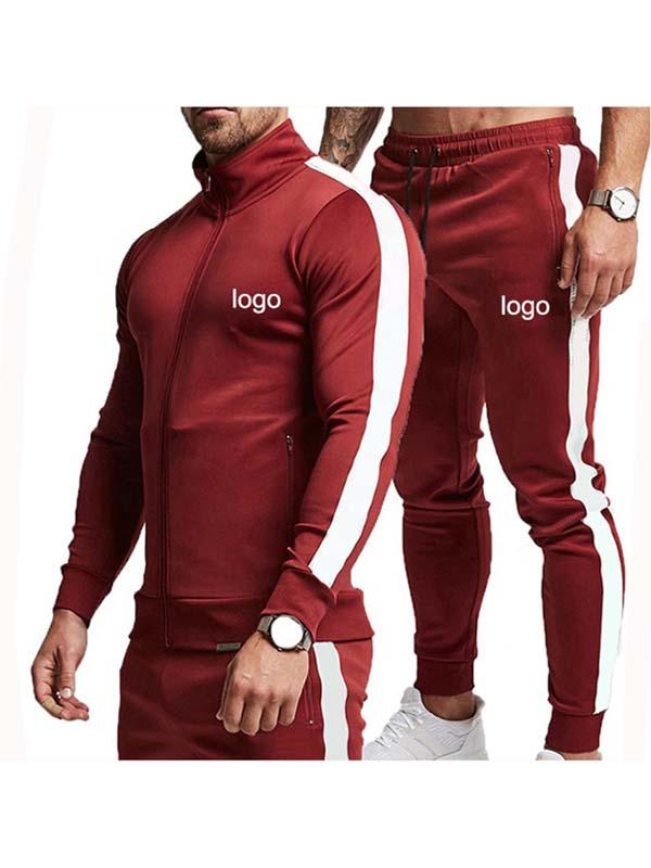 custom your logo best hot sale red tracksuit