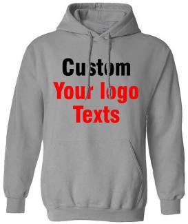 custom your own logo pullover hoodie for men