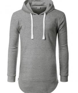 long sleeve pullover hoodie for men