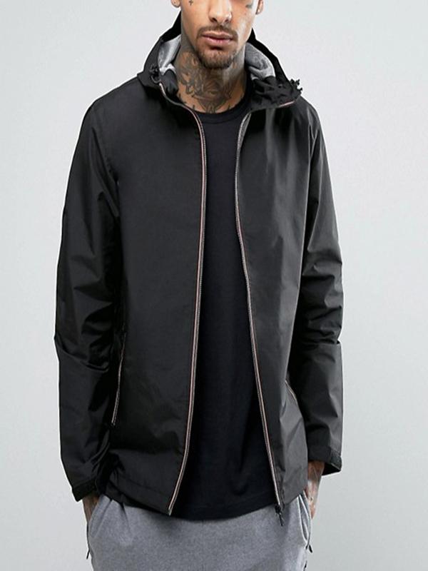 custom black men jacket