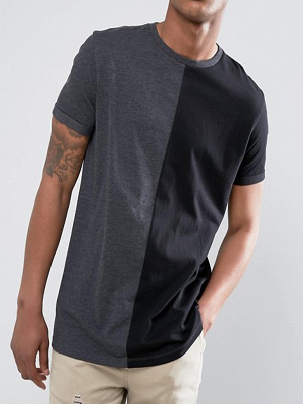 blank two color t-shirt