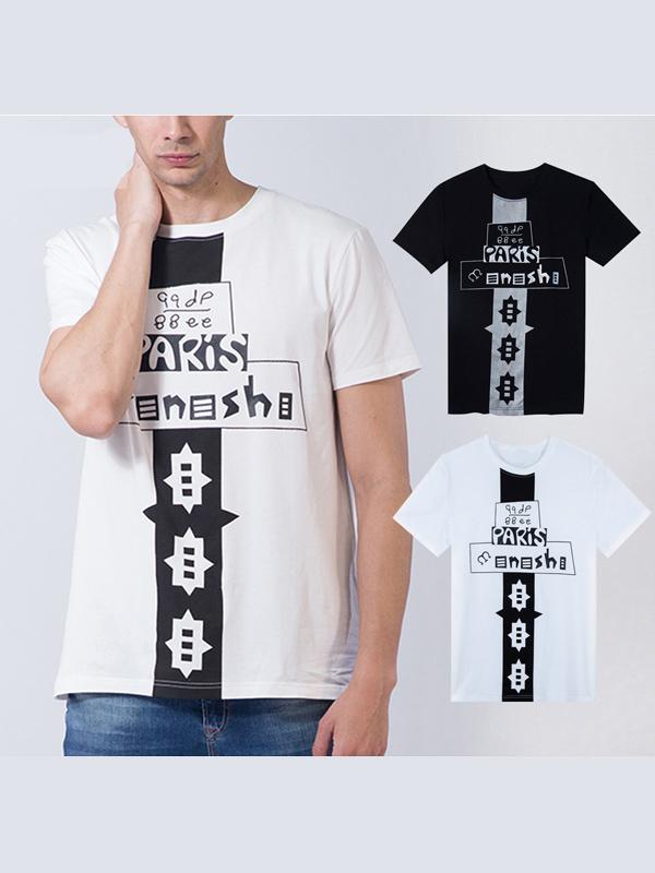 wholesale men silk screen printed cotton t shirt