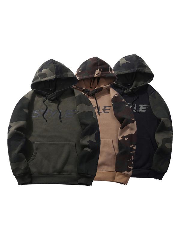 wholesale camouflage cap and sleeve hoodie